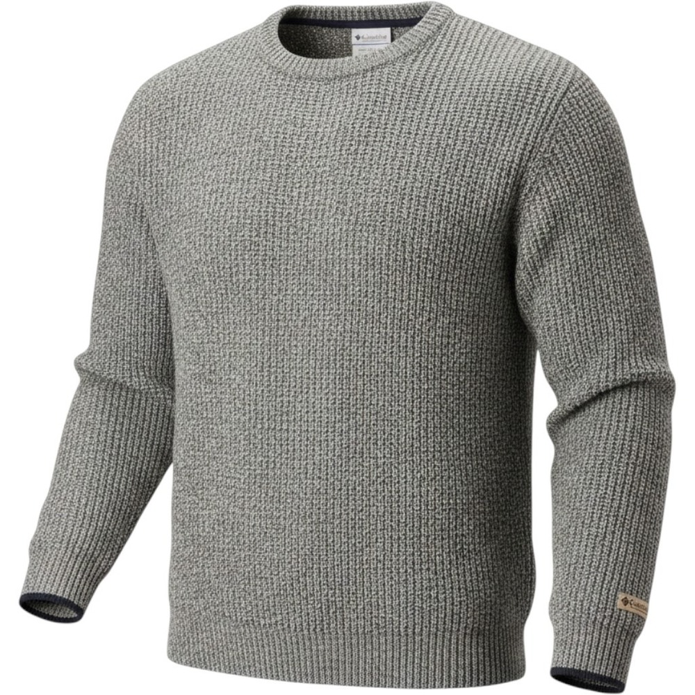 Vintage 90s Columbia Ribbed Knit Crew Neck Pullover Sweater Gorpcore Fisherman